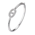 Sparkling Bangle Bracelet by Charles Garnier USA, SKU 650-648516, main view — Moses Jewelers