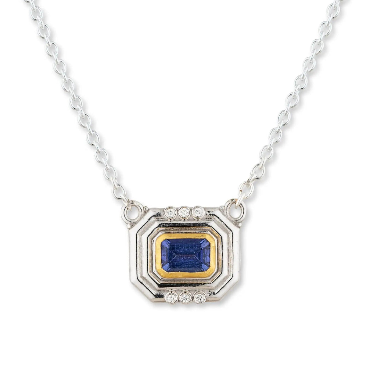 Tanzanite Deco Necklace by Lika Behar Collection, SKU 650-648556, main view — Moses Jewelers