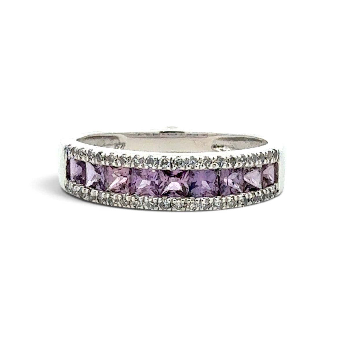 Pink Purple Sapphire Ring