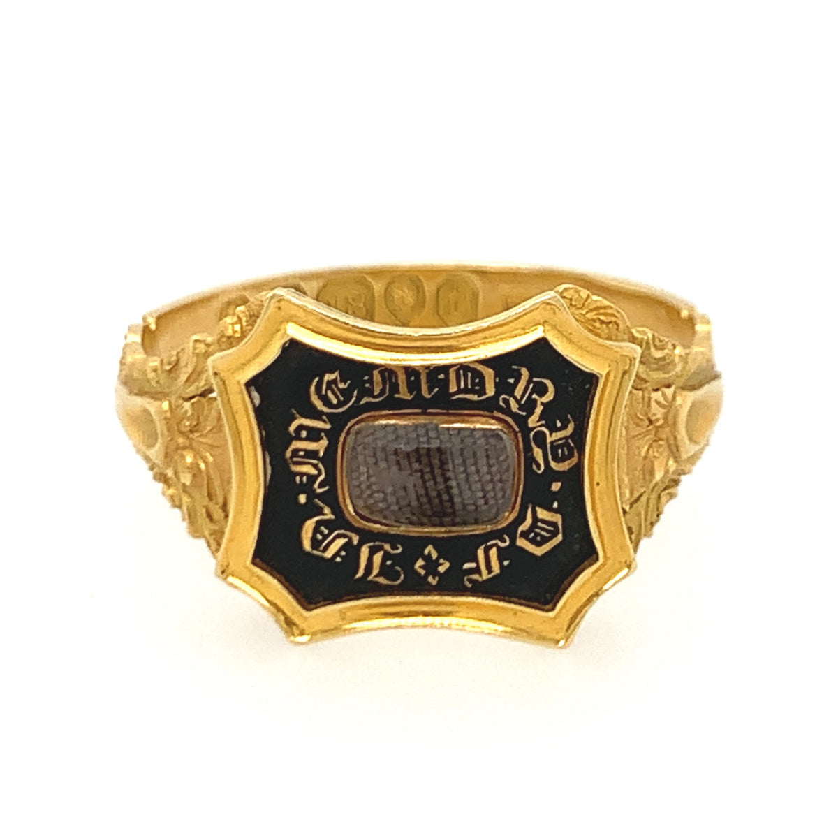 Pre-Victorian Mourning Ring Circa 1834 by Joseph & Pearce Ltd., SKU 800-04880, main view — Moses Jewelers