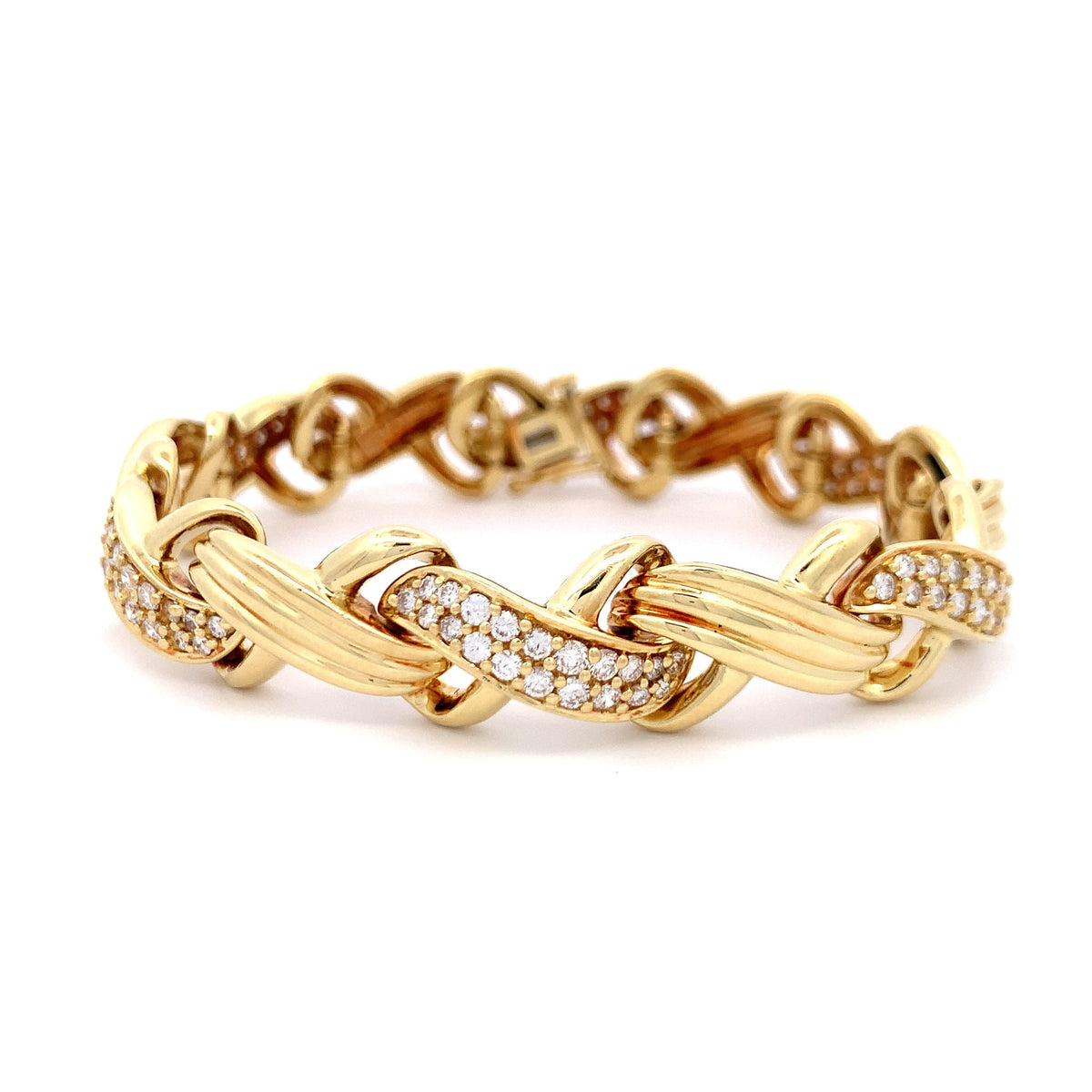 Diamond Bracelet Signed "Jose Hess" by Apex, SKU 870-00005, main view — Moses Jewelers