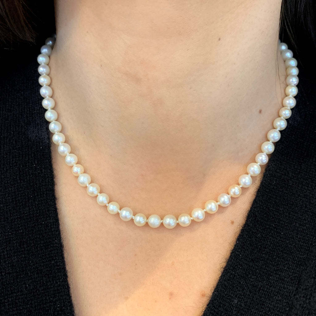 Akoya Pearls by Moses Street, SKU 800-05170, view 2 — Moses Jewelers