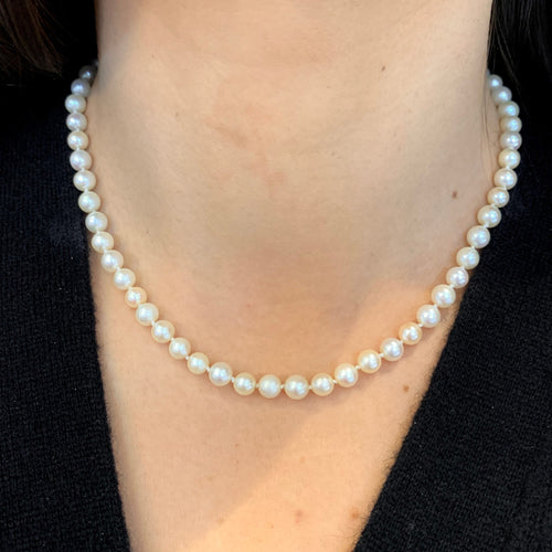 Akoya Pearls by Moses Street, SKU 800-05170, view 2 — Moses Jewelers