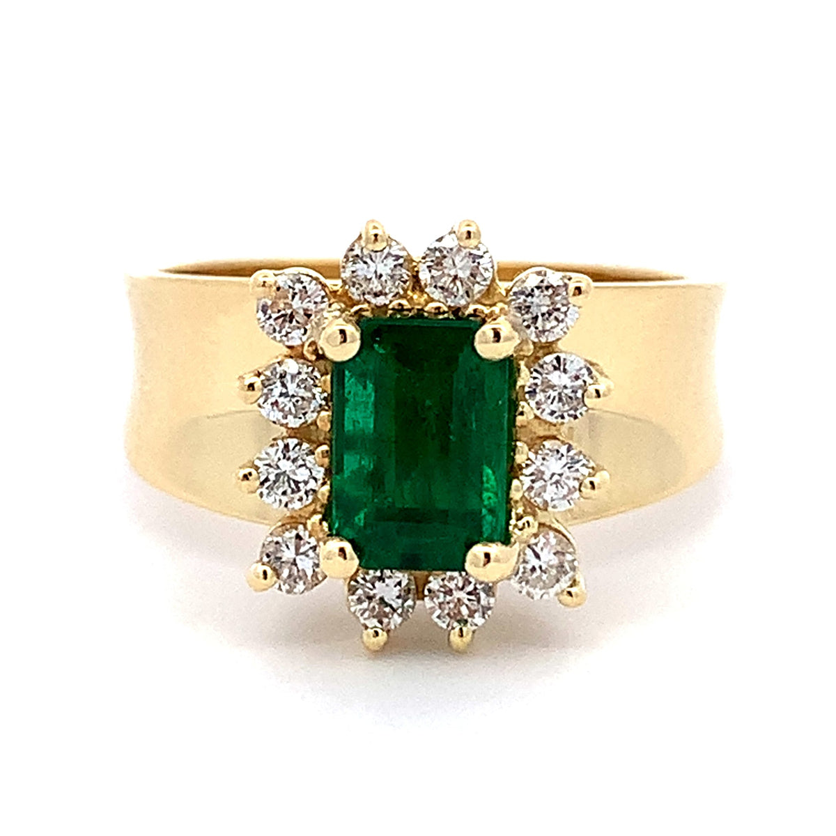 Emerald Ring by Moses Street, SKU 800-05355, main view — Moses Jewelers