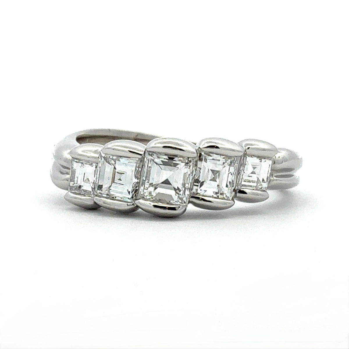 5-Stone Diamond Band by DG Jewelry Inc., SKU 830-00017, main view — Moses Jewelers