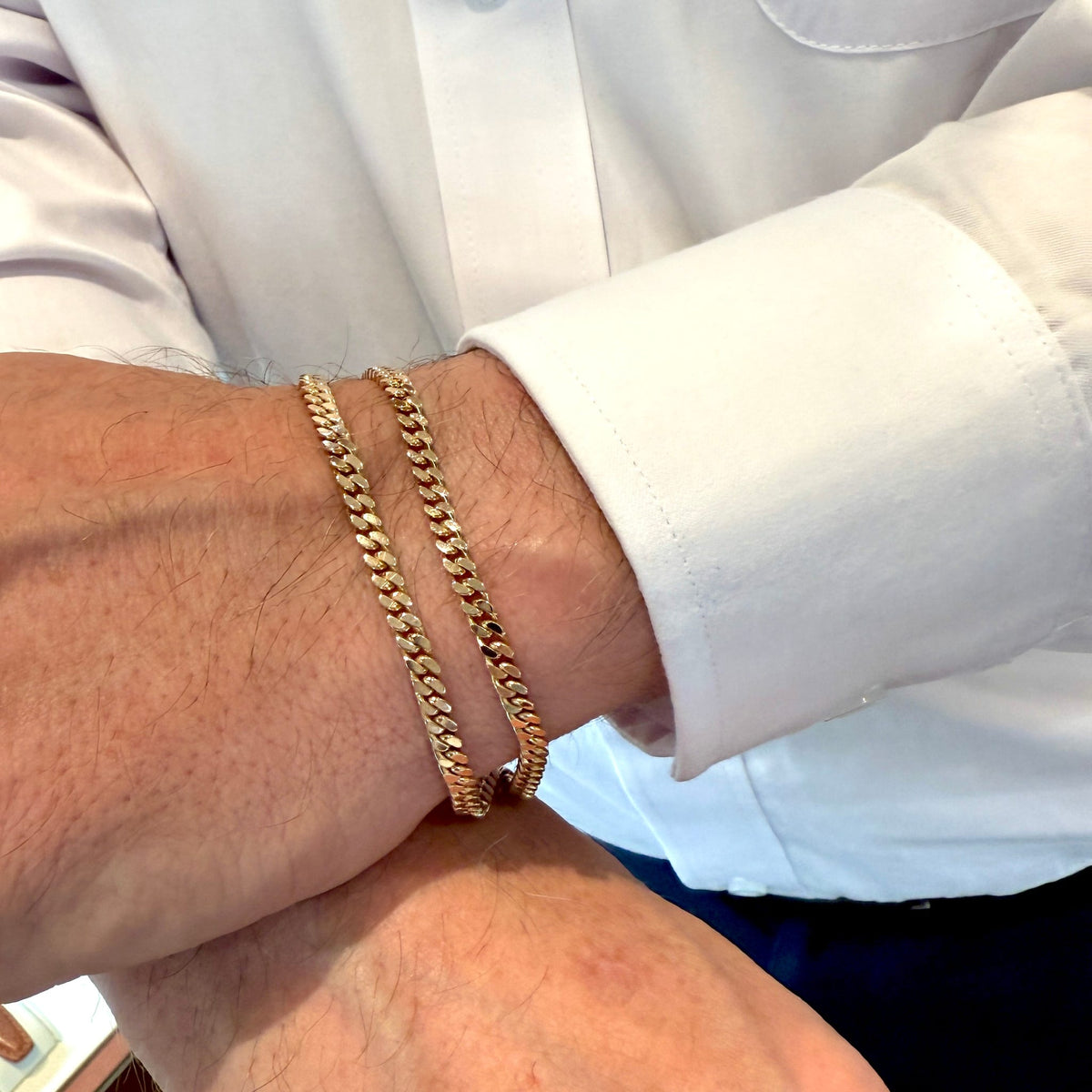 Curb Link Bracelet by Moses Street, SKU 800-05472, view 2 — Moses Jewelers