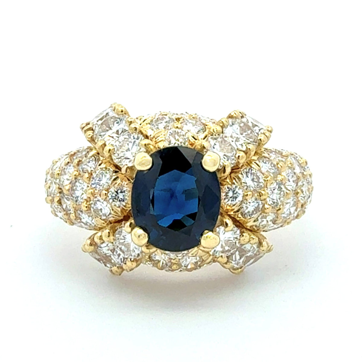 Blue Sapphire Ring by World Resources II, SKU 800-05549, main view — Moses Jewelers