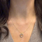 Open Heart Necklace by Moses Street, SKU 860-00008, view 2 — Moses Jewelers