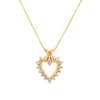 Open Heart Necklace by Moses Street, SKU 860-00008, main view — Moses Jewelers