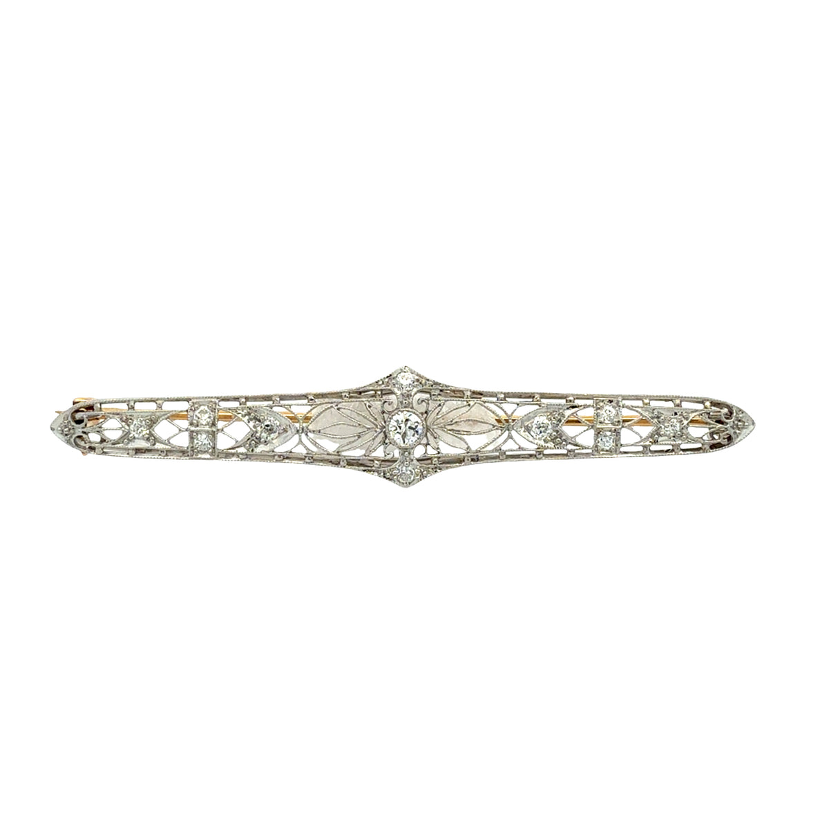 Edwardian Bar Pin Circa 1910 by Moses Street, SKU 800-05621, main view — Moses Jewelers