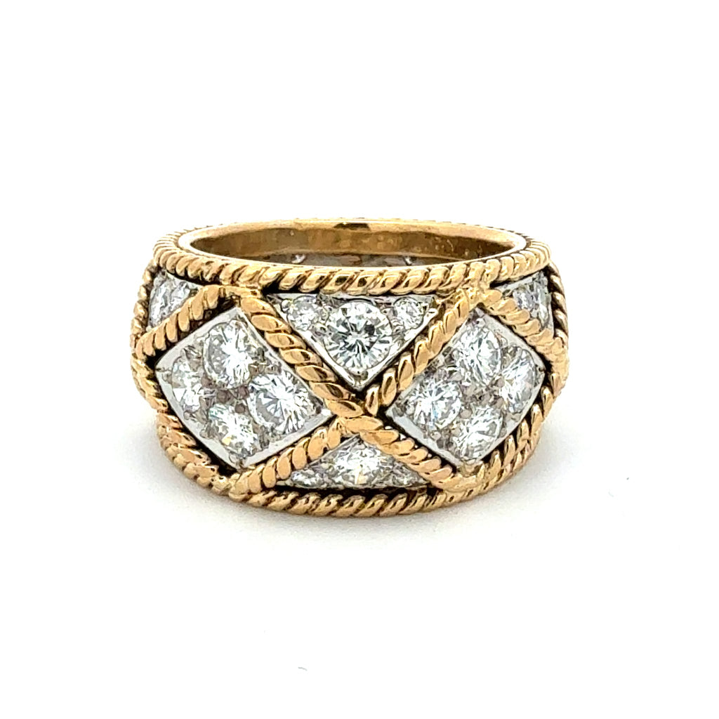 Diamond Pave Band by Moses Street, SKU 830-00004, main view — Moses Jewelers