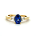 Blue Sapphire Ring by Moses Street, SKU 800-05651, main view — Moses Jewelers