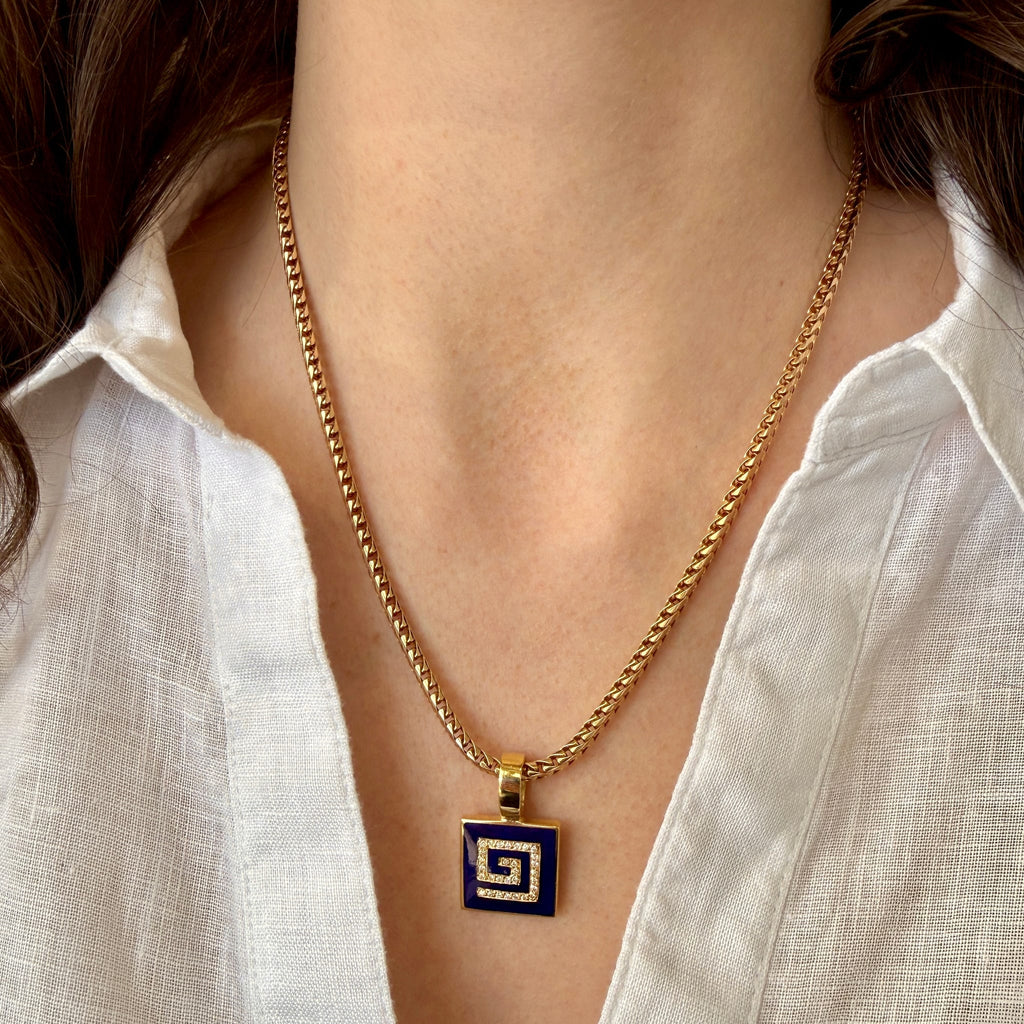 Wheat Chain by Moses Street, SKU 800-05713, view 2 — Moses Jewelers