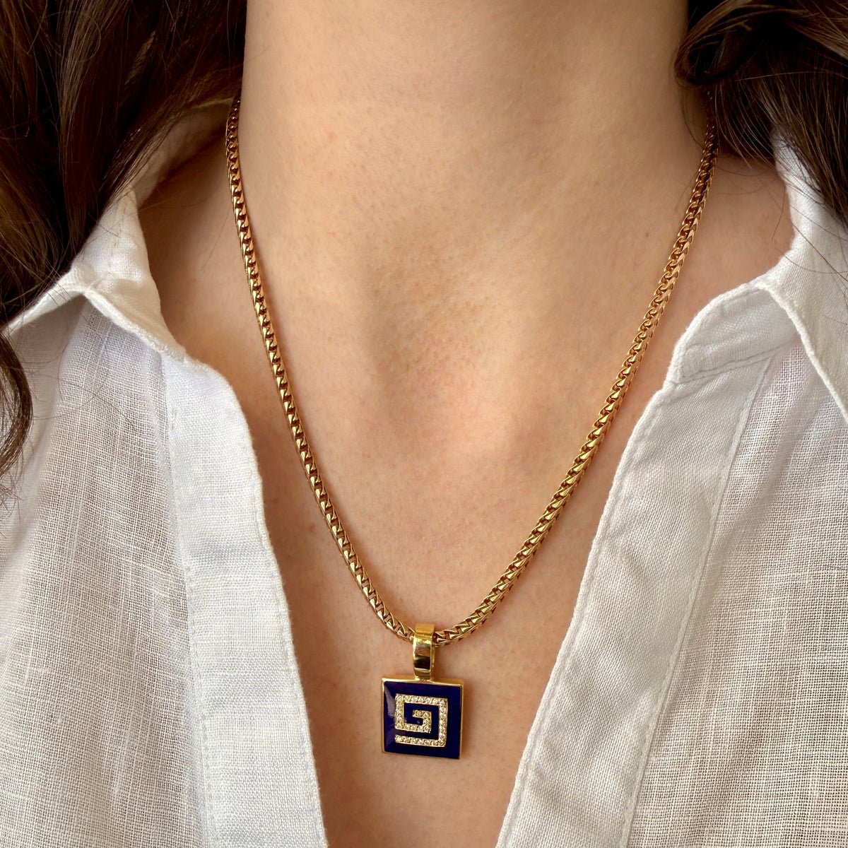 Wheat Chain by Moses Street, SKU 800-05713, view 2 — Moses Jewelers