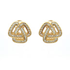 Celtic Knot Diamond Earrings
