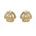 Celtic Knot Diamond Earrings by World Resources II, SKU 850-00001, main view — Moses Jewelers