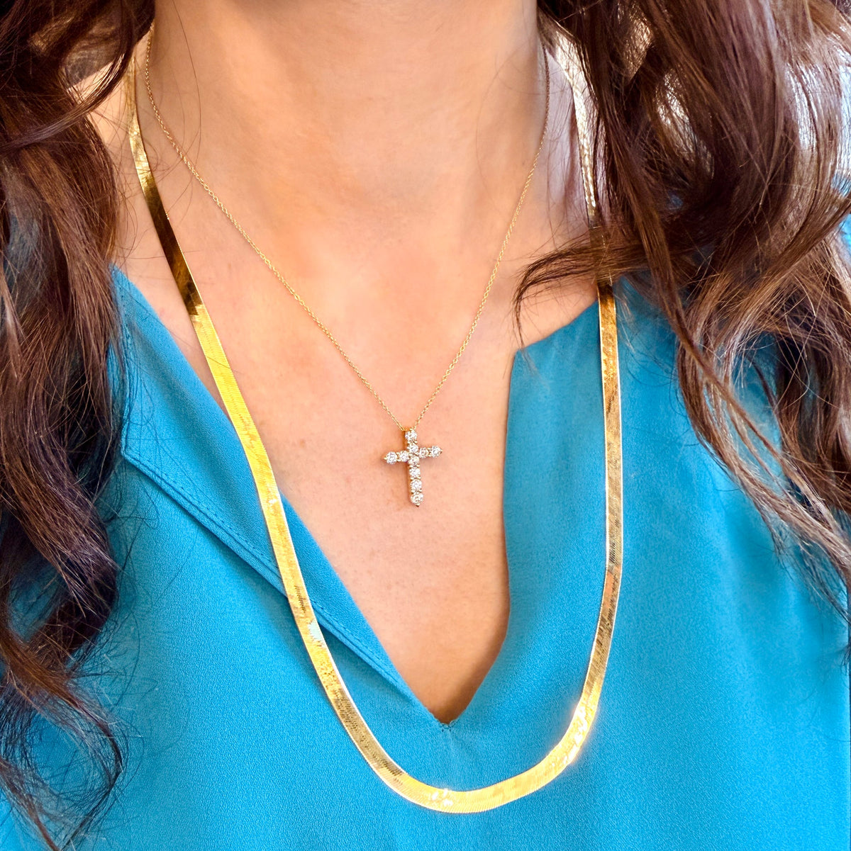 Herringbone Chain by Moses Street, SKU 800-05766, view 2 — Moses Jewelers