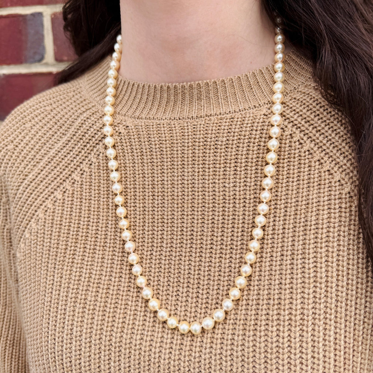Akoya Pearls by Moses Street, SKU 800-05775, view 2 — Moses Jewelers