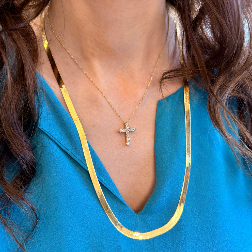 Diamond Cross Necklace