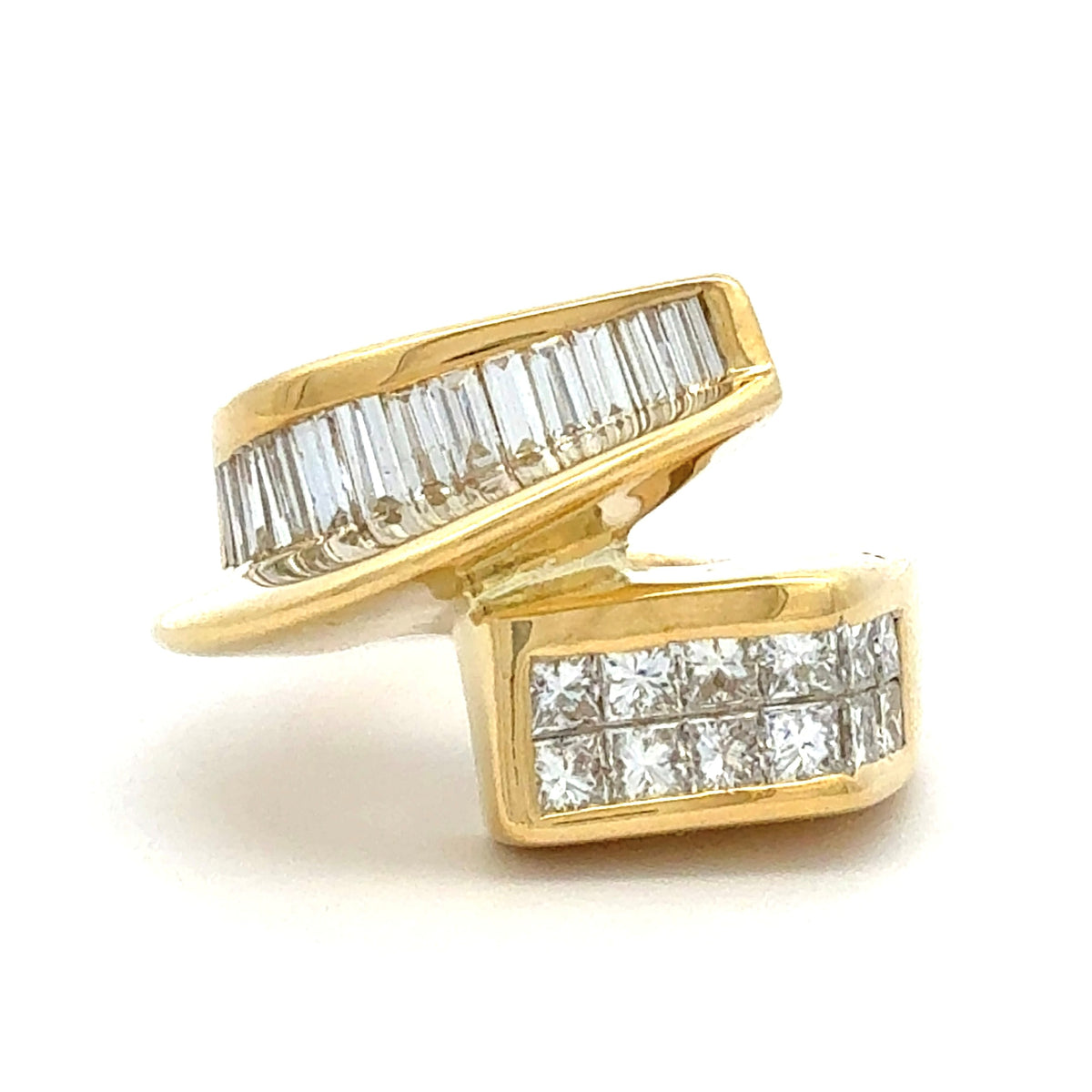 Diamond Bypass Ring