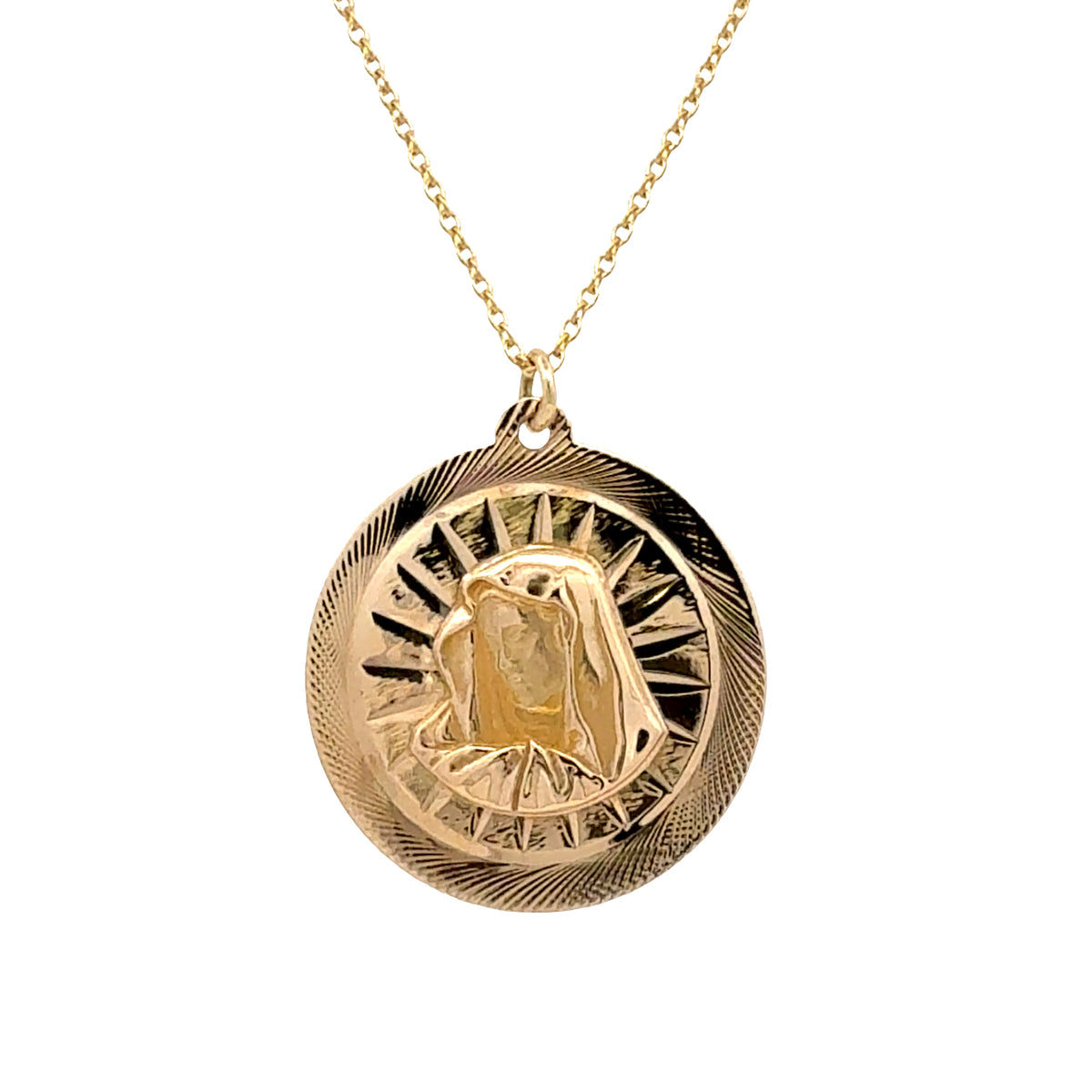 Madonna Medal Necklace