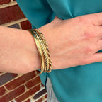 Textured Bangle by Moses Street, SKU 800-05822, view 2 — Moses Jewelers