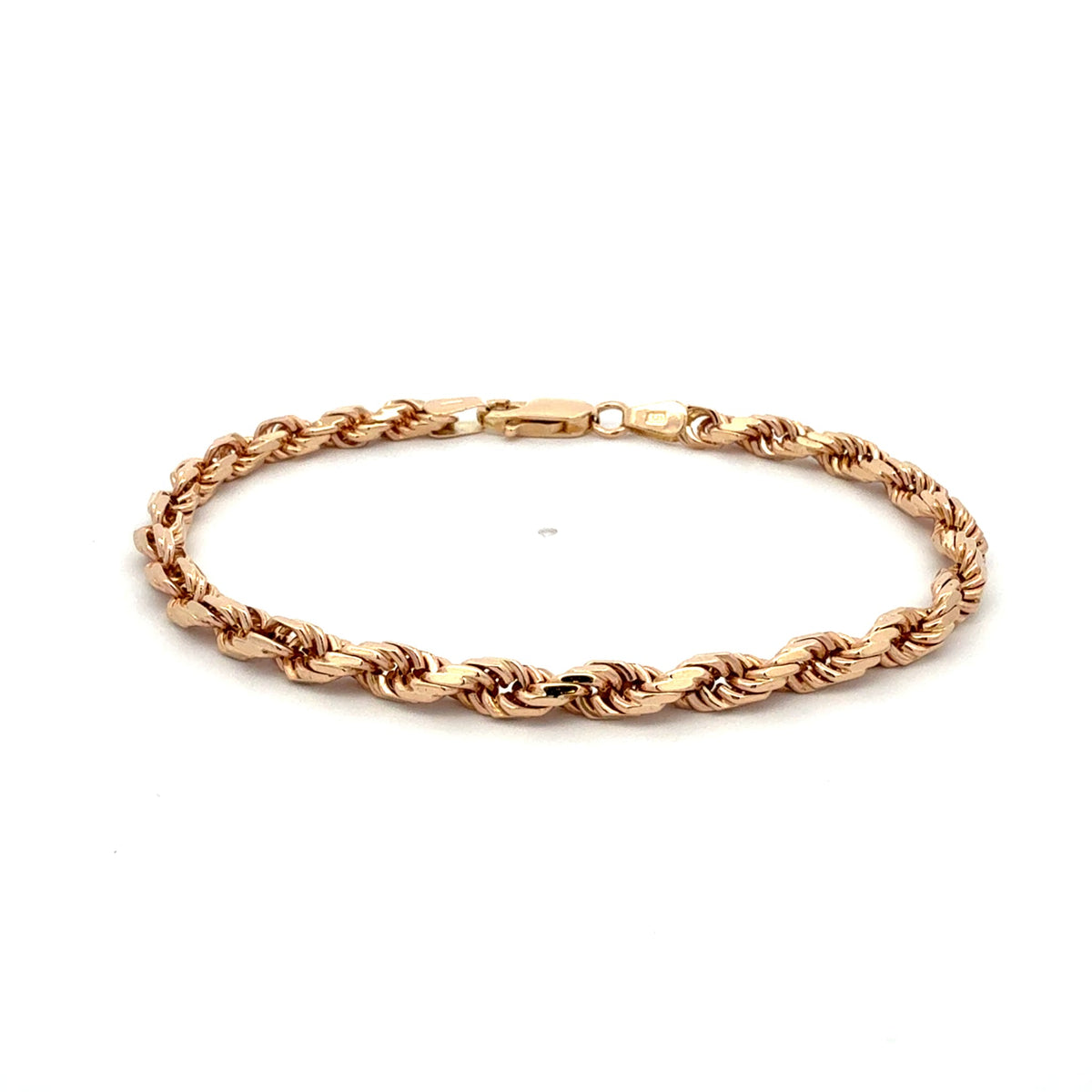 Diamond Cut Rope Bracelet by Moses Street, SKU 800-05833, main view — Moses Jewelers