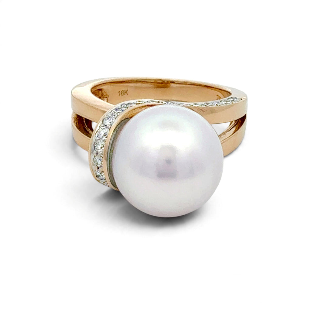 South Sea Pearl Lasso Ring