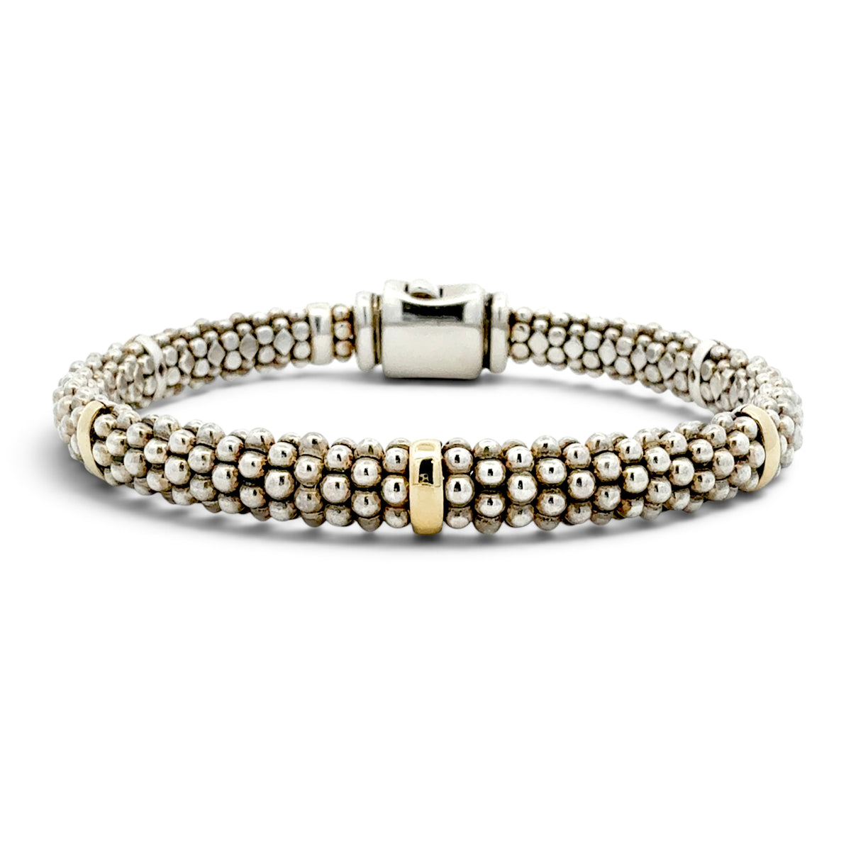 Caviar Bracelet Signed "Lagos"