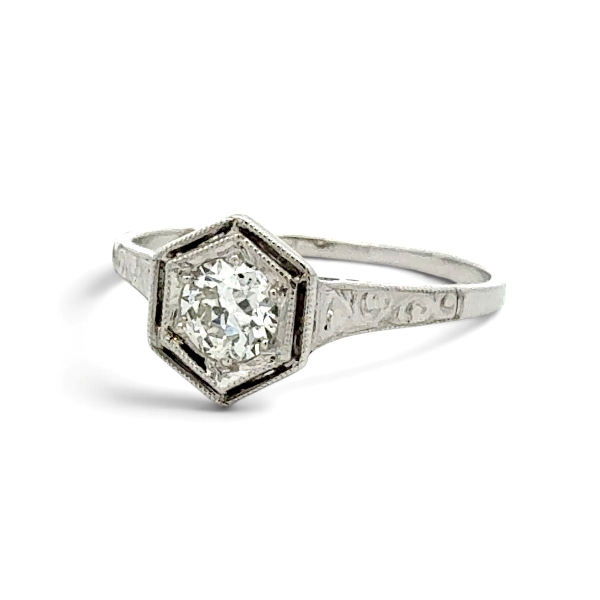 Art Deco Engagement Ring