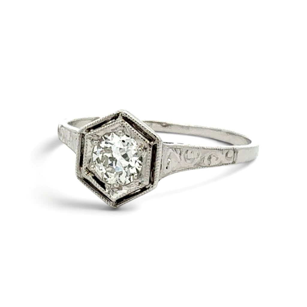 Art Deco Engagement Ring