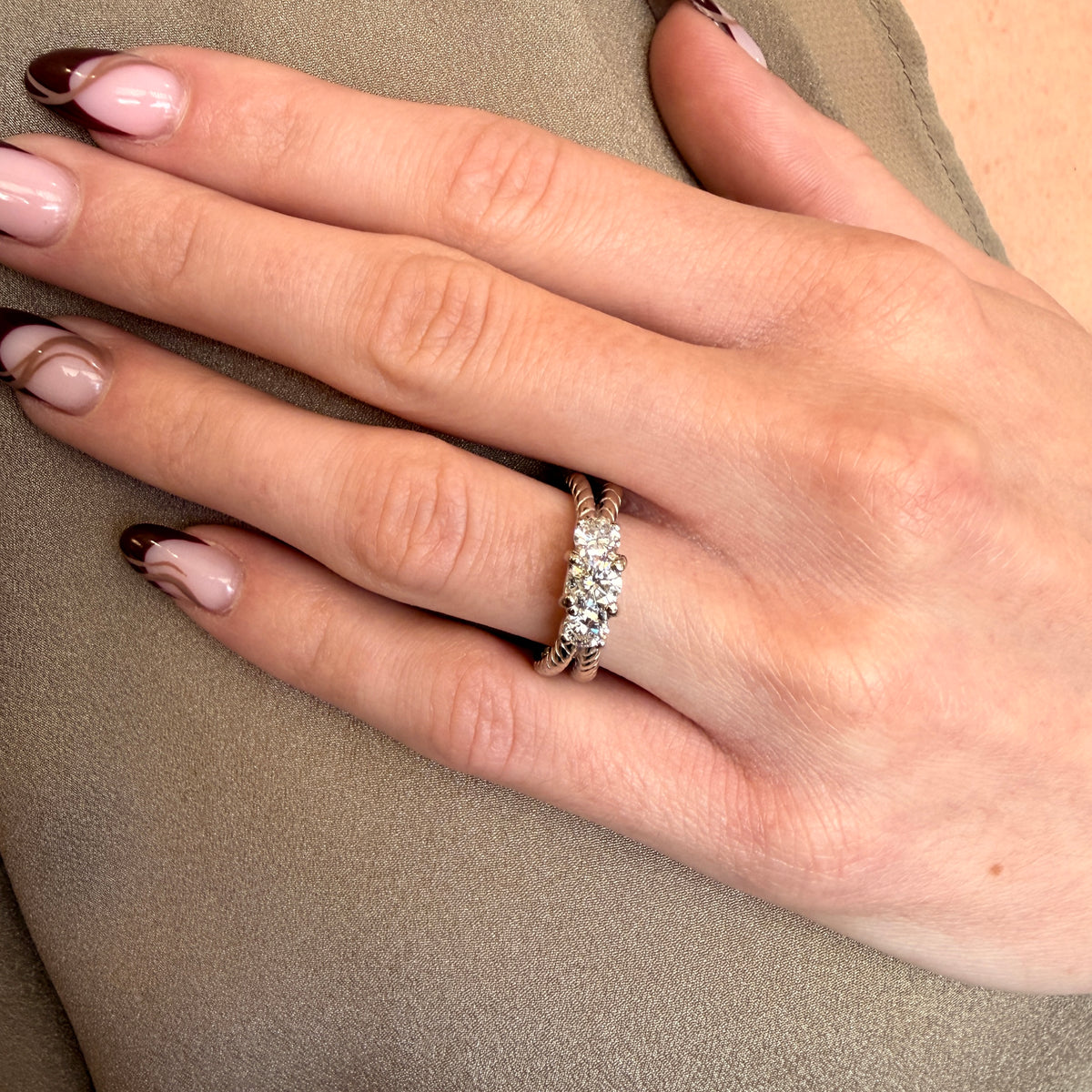 Trilogy Engagement Ring