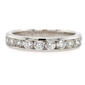 Diamond ring with a white background
