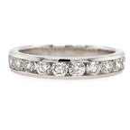 Diamond ring with a white background