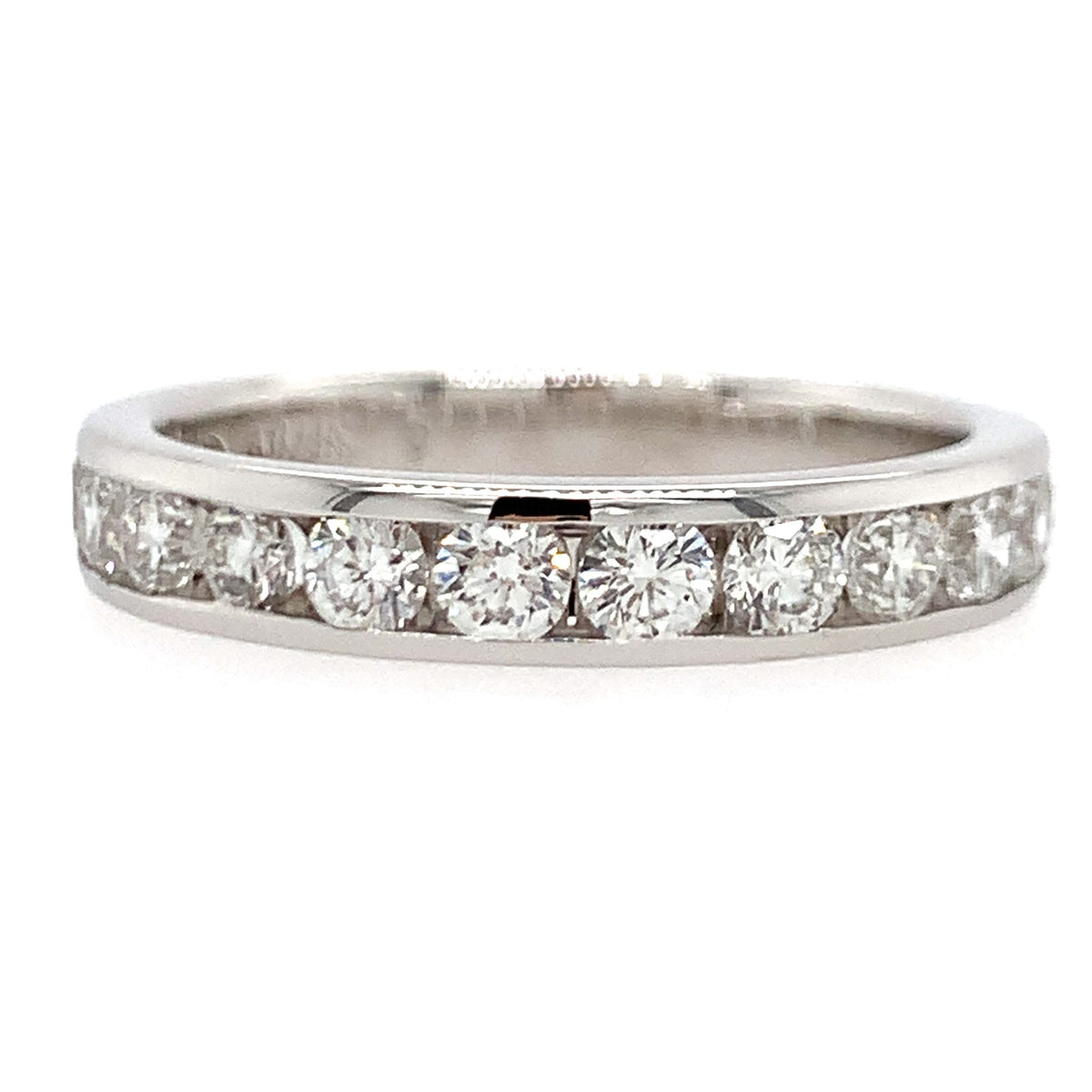 Diamond ring with a white background
