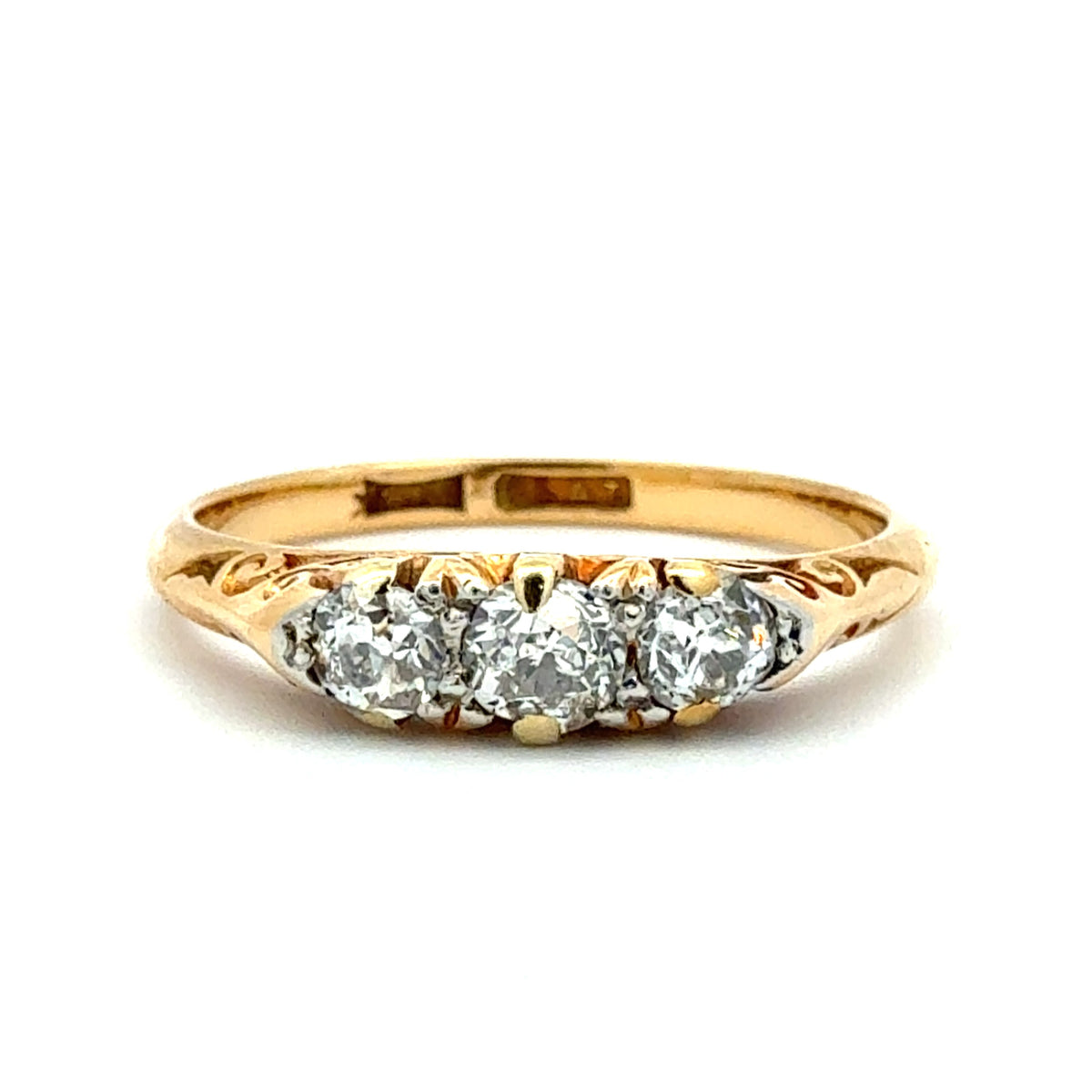 English Victorian Diamond Band