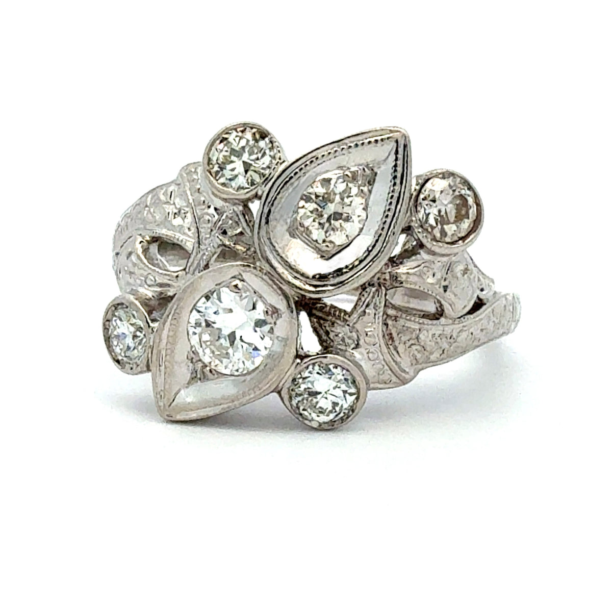 Mid-Century Diamond Ring