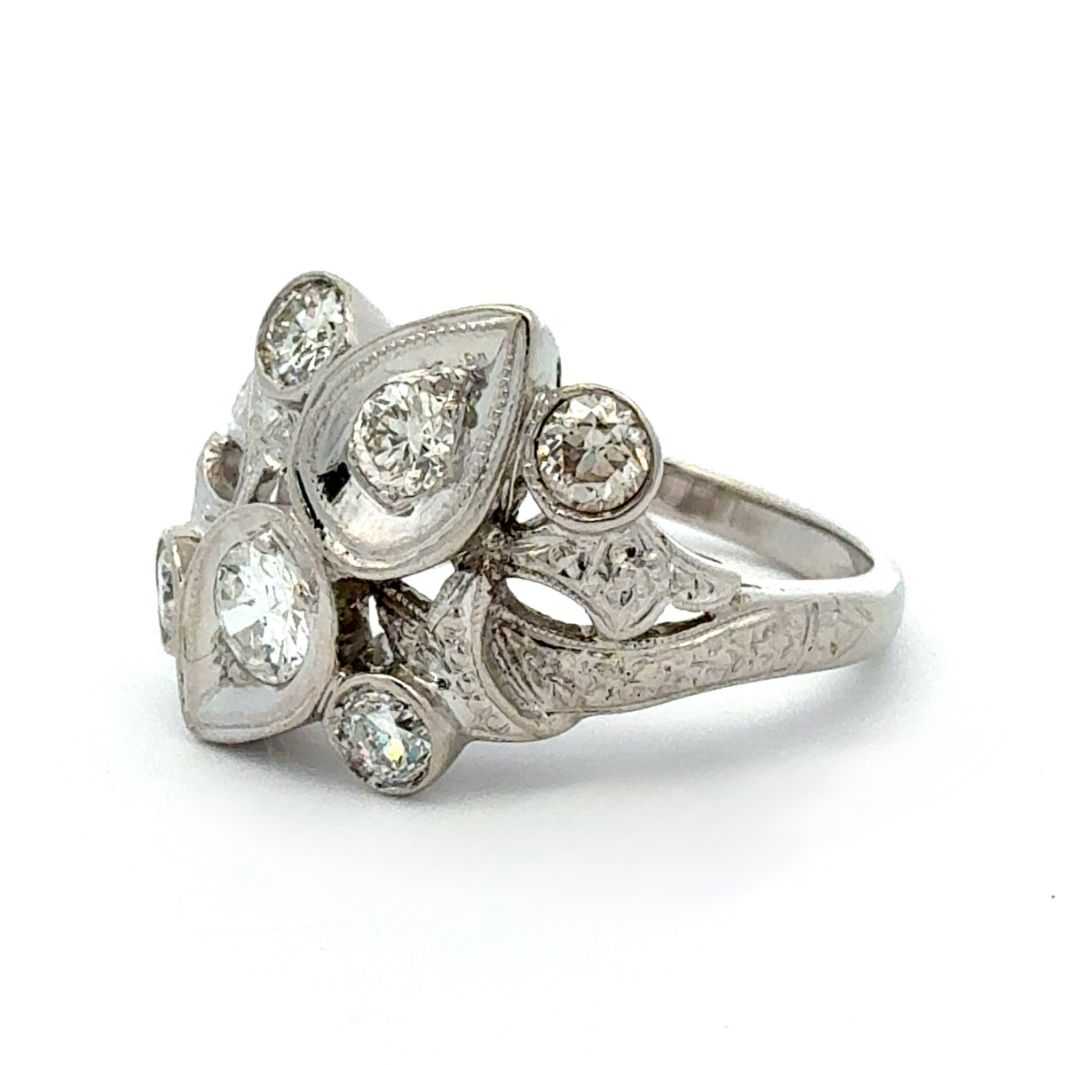 Mid-Century Diamond Ring