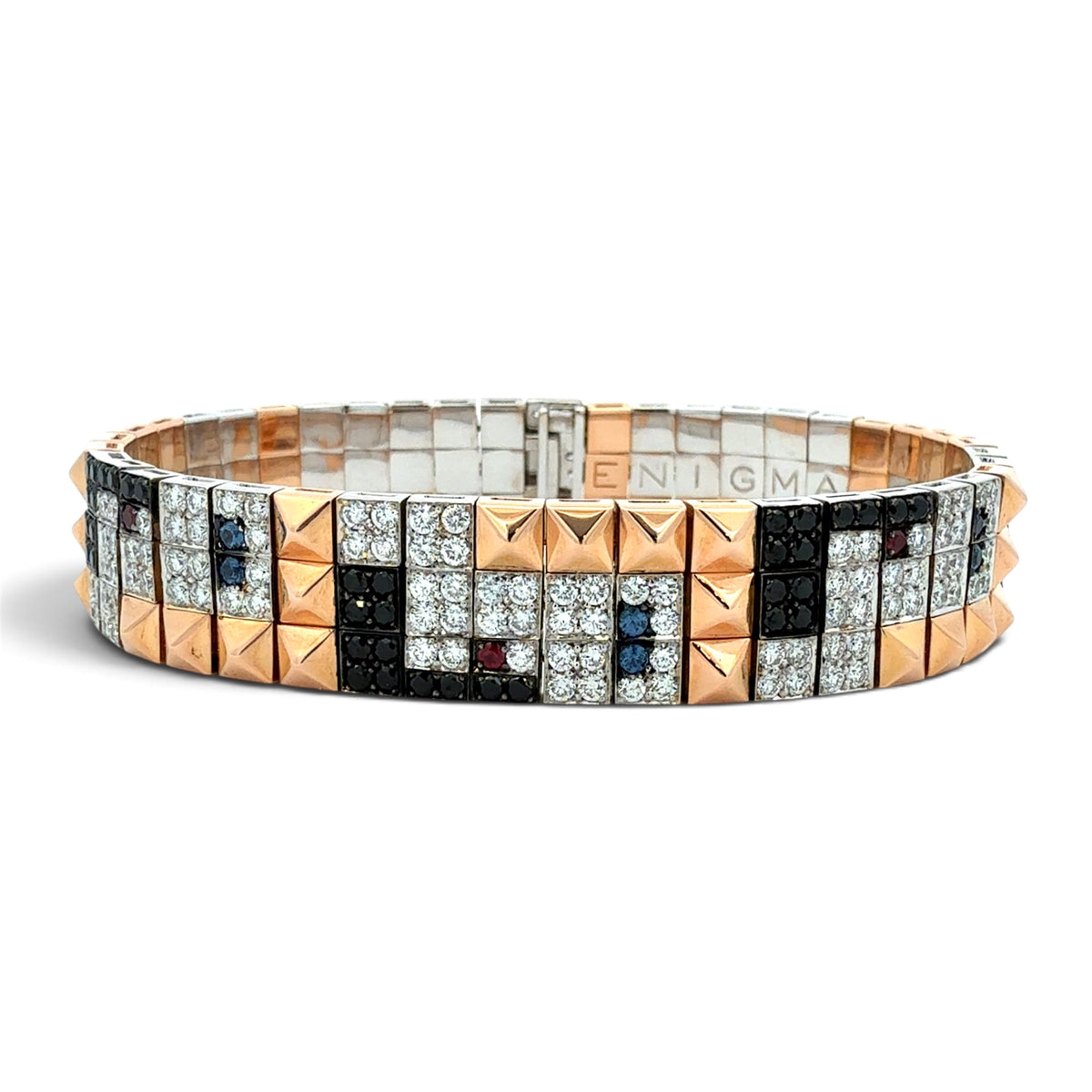 Geometric Bracelet Signed "ENIGMA by Gianni Bulgari"