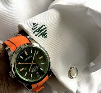 Larry Moses with a watch, 2019