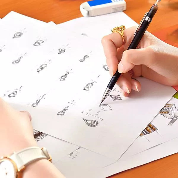 Custom jewelry design sketch