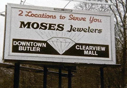 Inside the Moses Jewelers Clearview Mall location